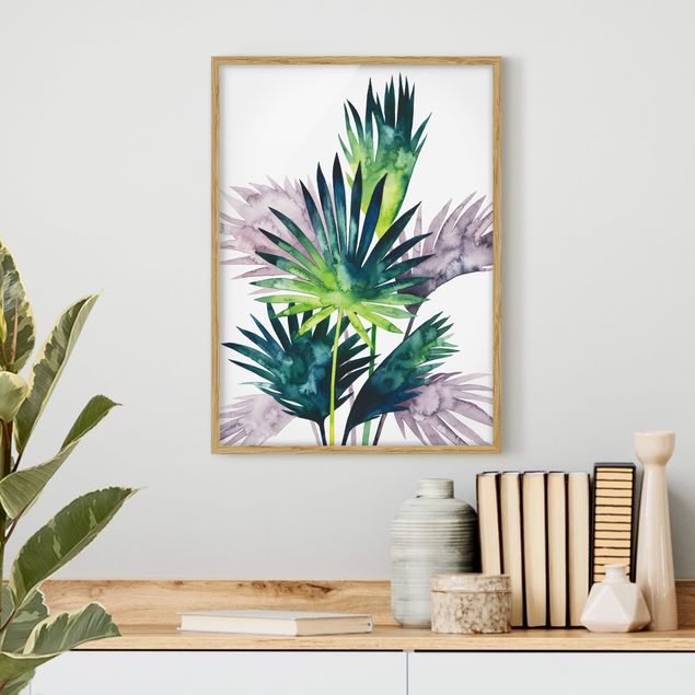 Obrazy w ramie do korytarzu Egzotyczne liście - Fan Palm
