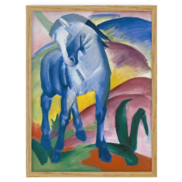 Obrazy w ramie do korytarzu Franz Marc - Niebieski Horse