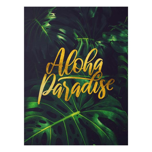Obrazy do salonu nowoczesne Jungle - Aloha Paradise