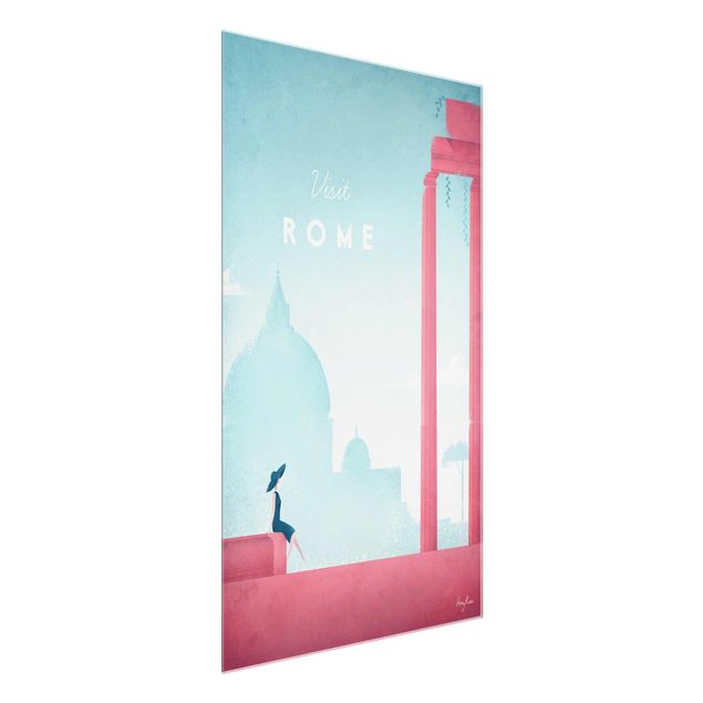 Obrazy retro Plakat podróżniczy - Rzym