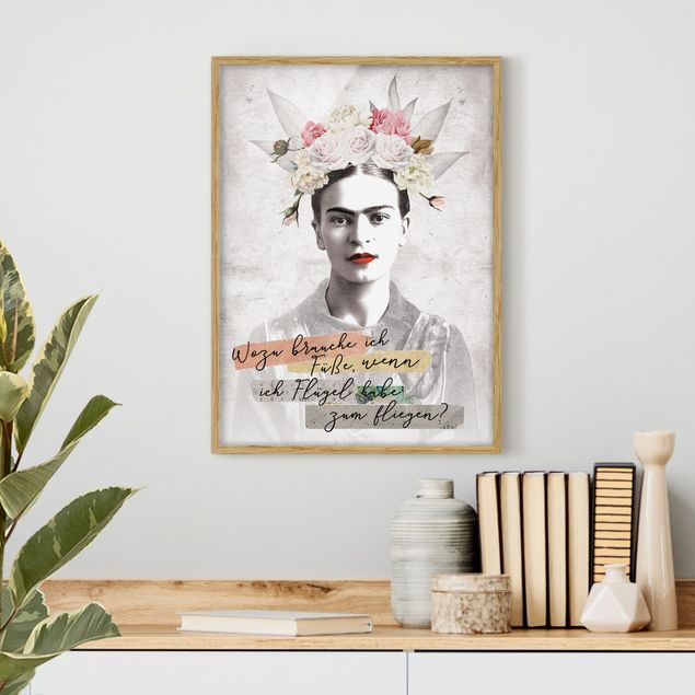 Obrazy w ramie artystyczny Frida Kahlo - Cytat