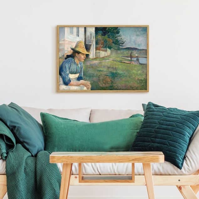 Obrazy w ramie artystyczny Edvard Munch - Wieczór