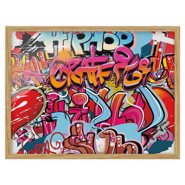 Nowoczesne obrazy HipHop Graffiti