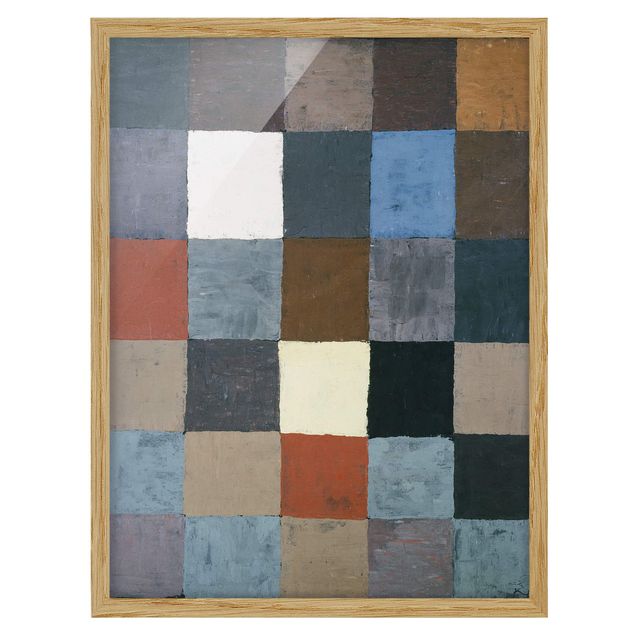 Obrazy w ramie do łazienki Paul Klee - płytka kolorowa