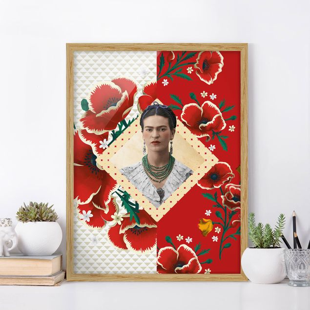 Obrazy maki Frida Kahlo - Kwiaty maku
