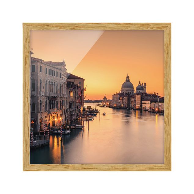 Obrazy w ramie do łazienki Złota Wenecja