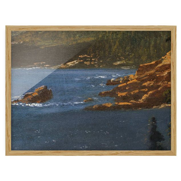 Obrazy w ramie plaża Albert Bierstadt - Wybrzeże Kalifornii