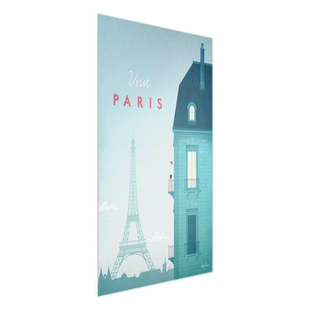 Obrazy retro Plakat podróżniczy - Paryż