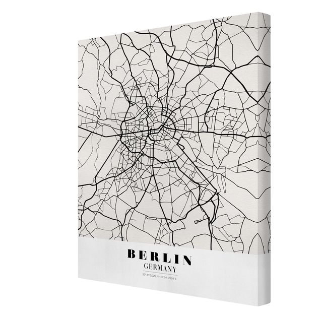Obraz mapa świata City Map Berlin - Klasyczna