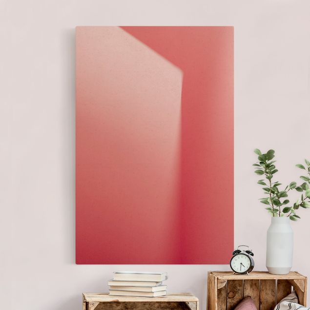 Obrazy na szkle abstrakcja Kolor Gra cieni - różowy