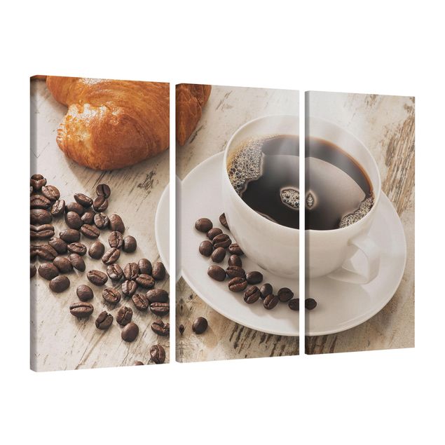 Kawa obrazy Filiżanka kawy z ziarnami kawy