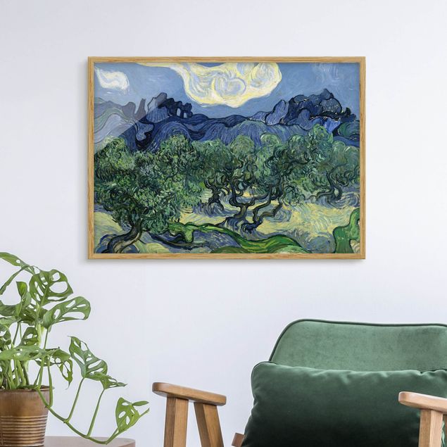 Impresjonizm obrazy Vincent van Gogh - Drzewa oliwne