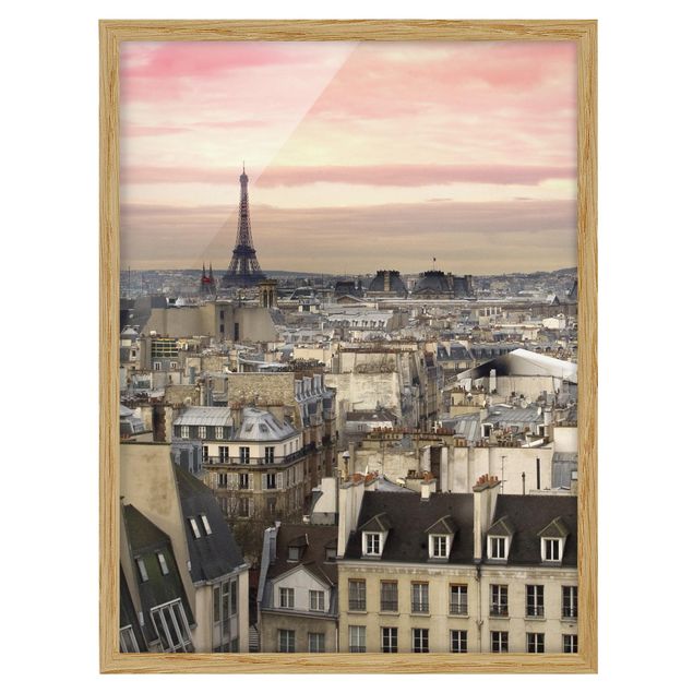 Obrazy w ramie do łazienki Paryż z bliska i osobiście