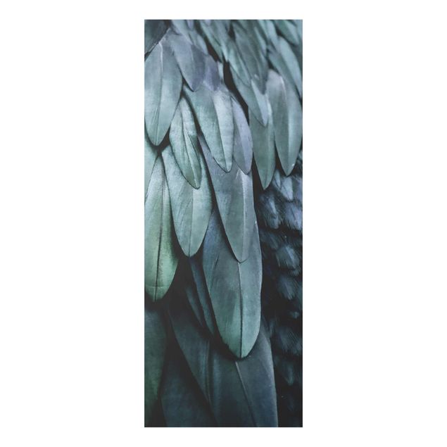 Obrazy pióra Szprychy w kolorze akwamarynu
