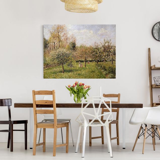 Nowoczesne obrazy do salonu Camille Pissarro - Wiosna w Eragny