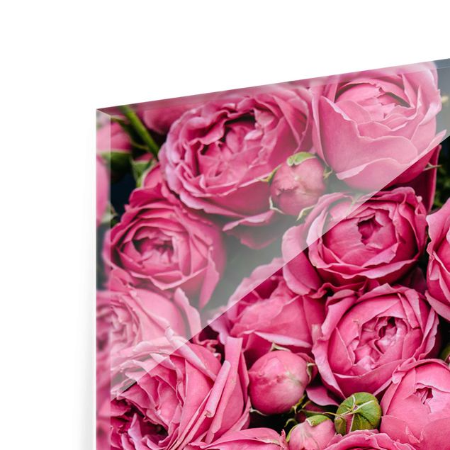 Obrazy z motywem kwiatowym Różowe piwonie