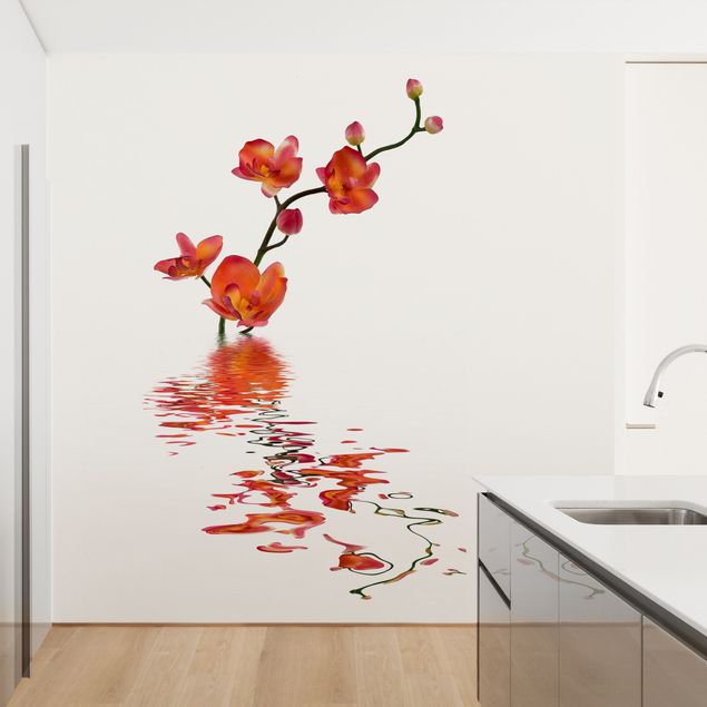 Dekoracja do kuchni Pieniste wody orchidei