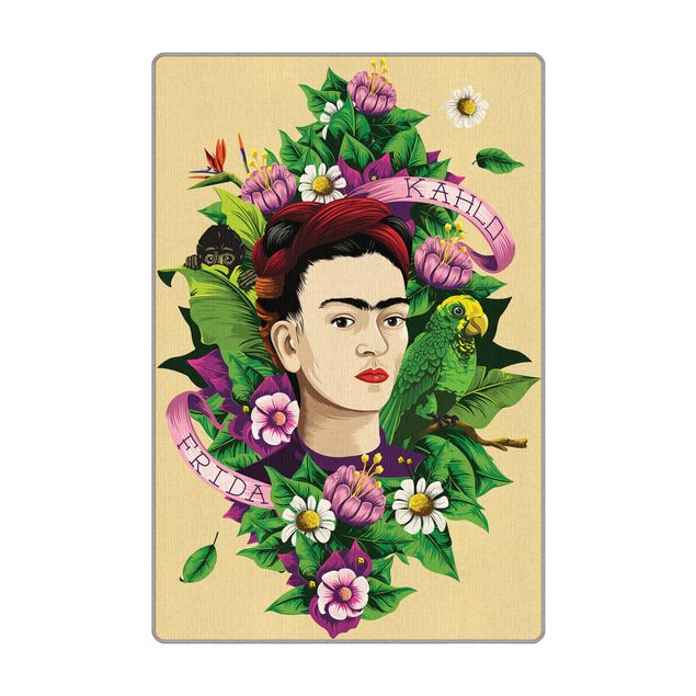 Frida Kahlo obrazy Frida Kahlo - Frida, Monkey and Parrot