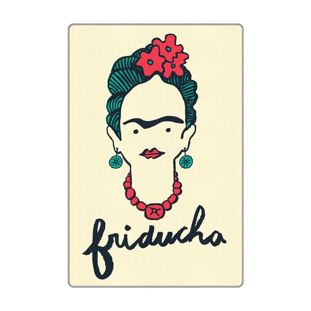 dywan tkany na płasko Frida Kahlo - Friducha