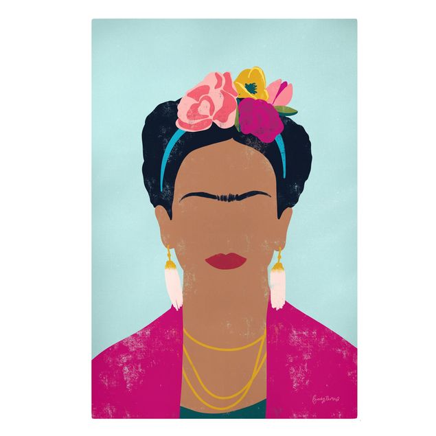 Kolorowe obrazy Frida Collage