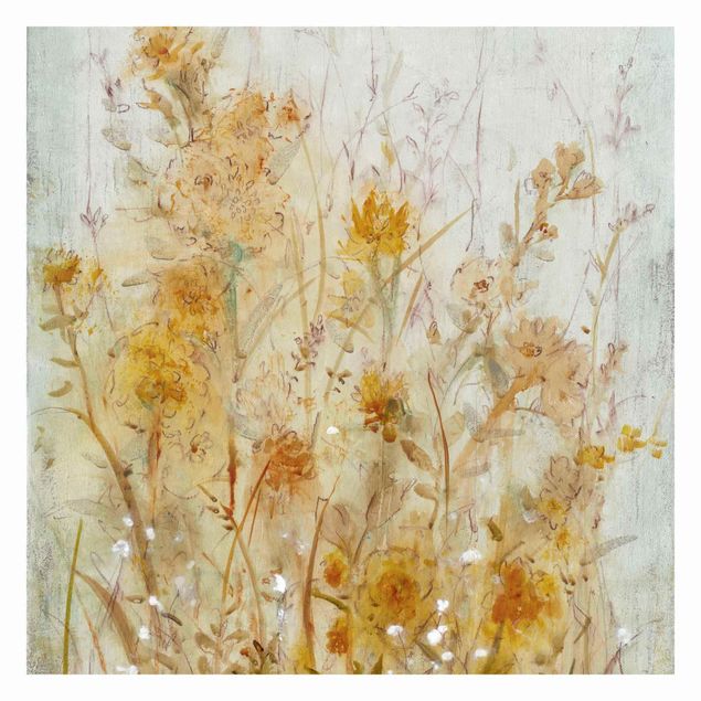 Fototapeta - Yellow Meadow Of Wild Flowers