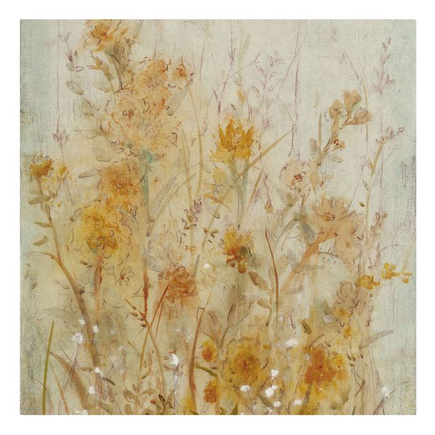 Obrazy na ścianę Łąka żółtych dzikich kwiatów