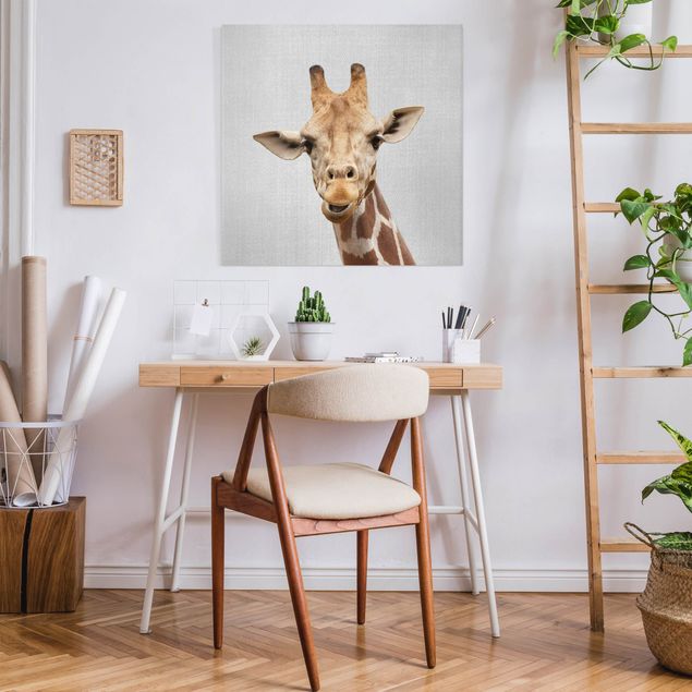 Nowoczesne obrazy Giraffe Gundel
