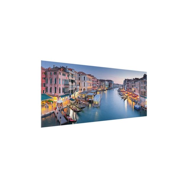 Obrazy nowoczesny Wieczorna atmosfera na Wielkim Kanale w Wenecji