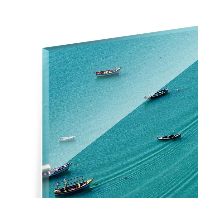 Obrazy nowoczesne Anchoring łodzi rybackich