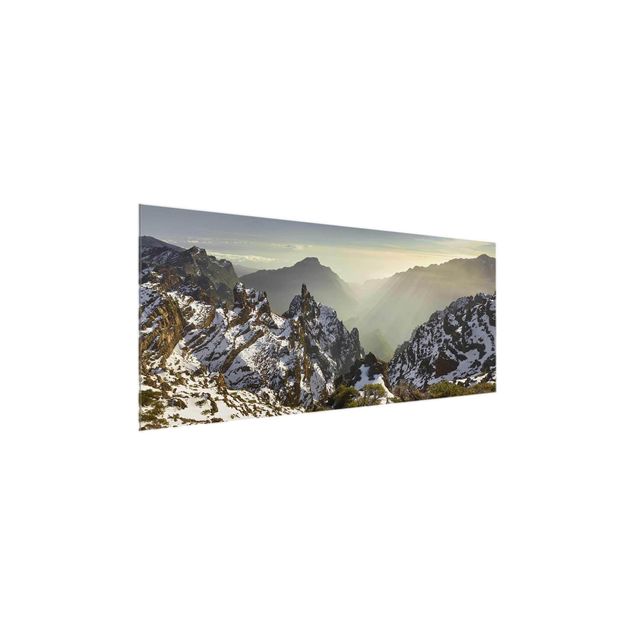 Obrazy na szkle krajobraz Góry w La Palma