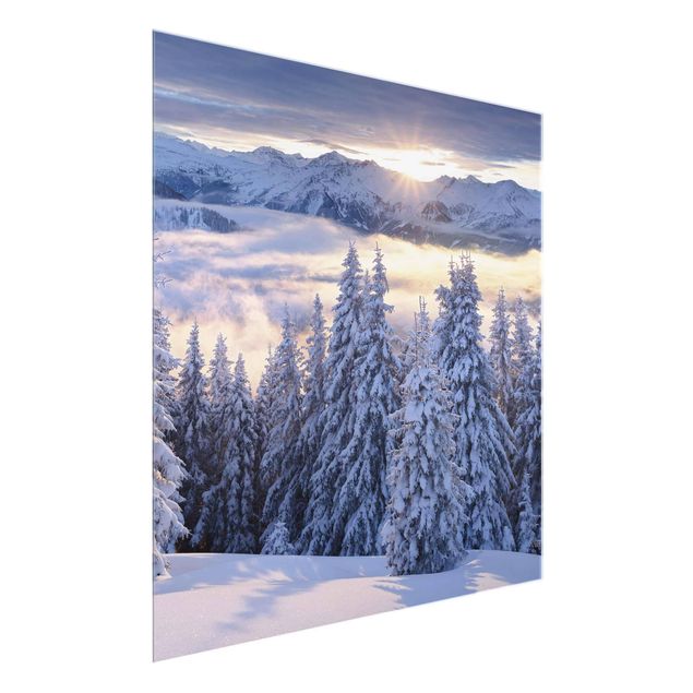 Obrazy na szkle krajobraz Widok na Hohe Tauern z Kreuzkogel Austria