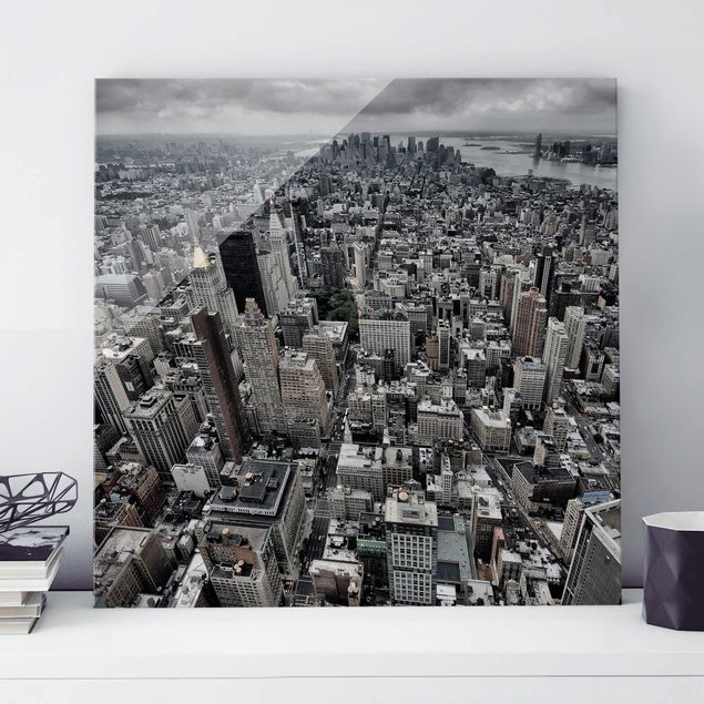 Obrazy na szkle architektura i horyzont Widok na Manhattan