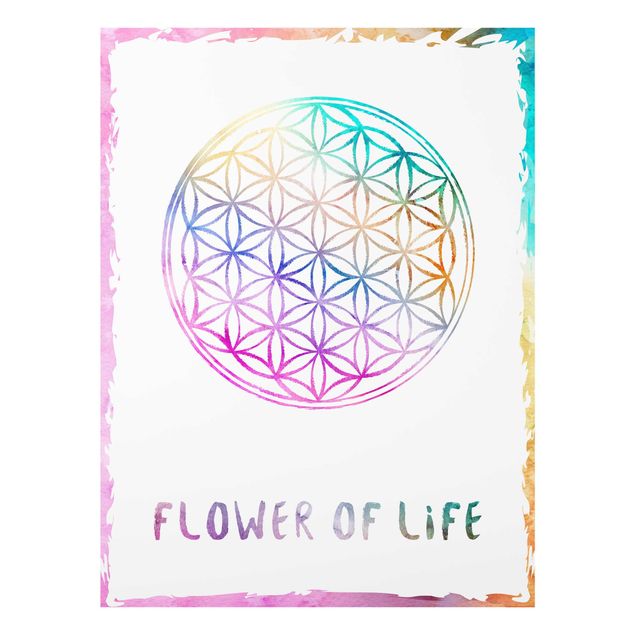 Obrazy duchowość Kwiat życia akwarela