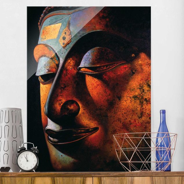 Obrazy na szkle portret Bombajski Budda