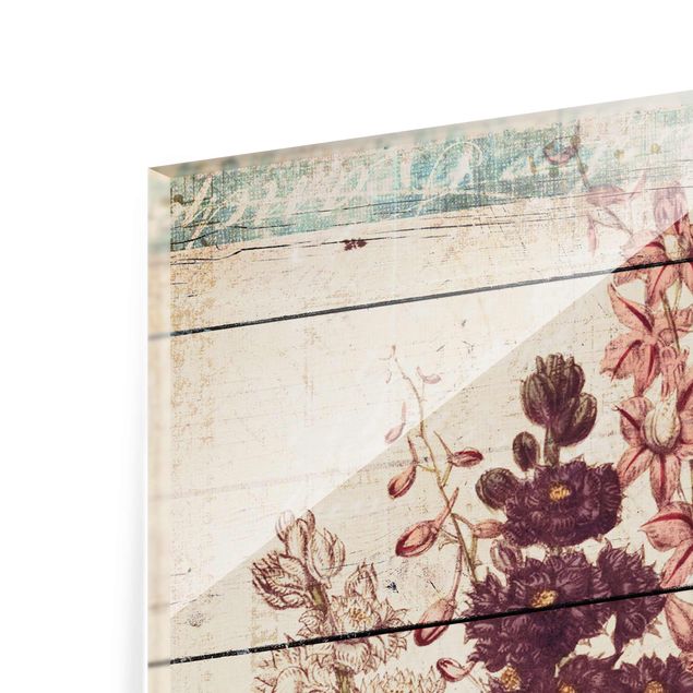 Obrazy z motywem kwiatowym Bukiet botaniczny w stylu vintage