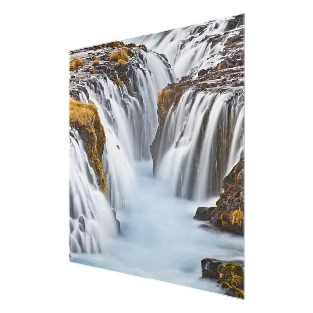 Obrazy nowoczesny Wodospad Brúarfoss na Islandii