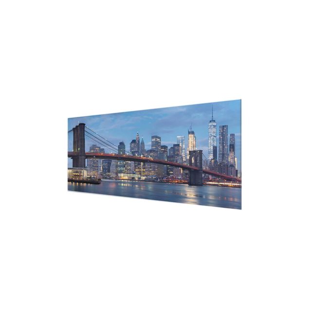 Obrazy nowoczesny Most Brooklyński Manhattan Nowy Jork