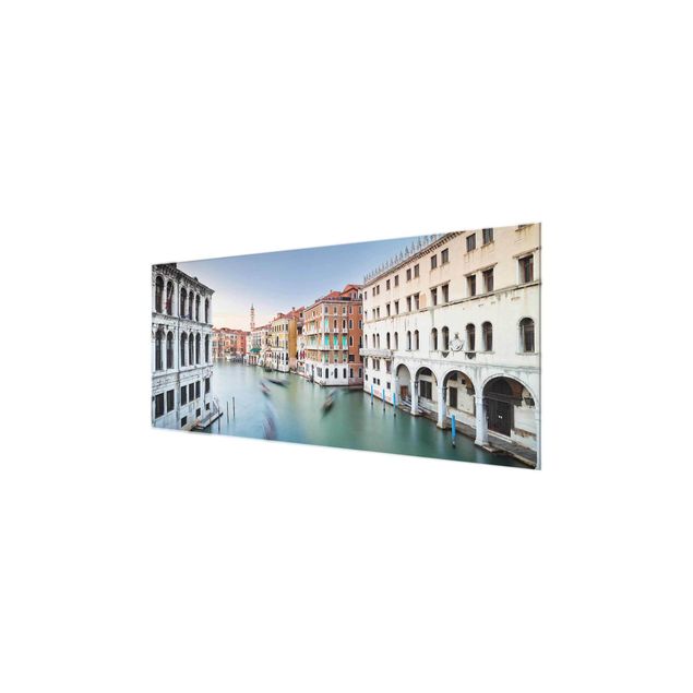 Obraz z niebieskim Canale Grande Widok z mostu Rialto Wenecja
