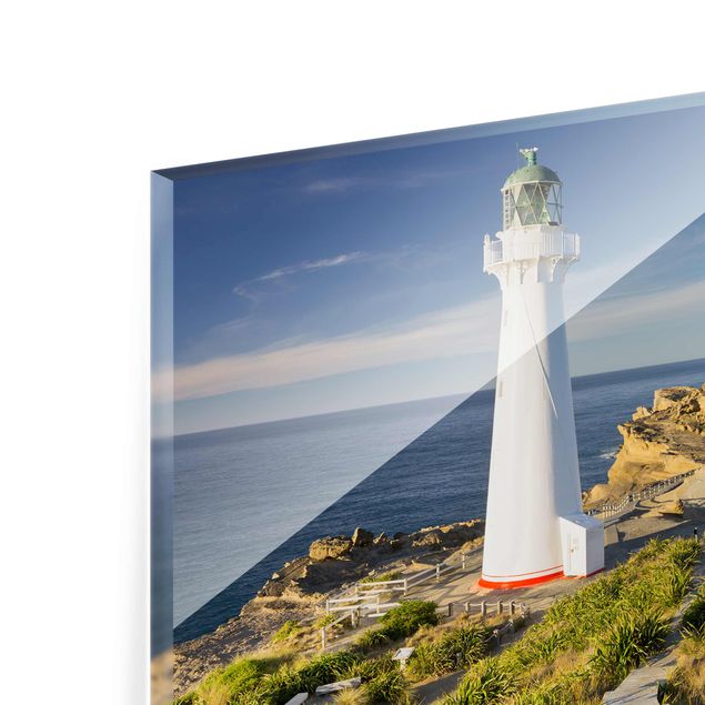 Obrazy nowoczesne Latarnia morska Castle Point Nowa Zelandia