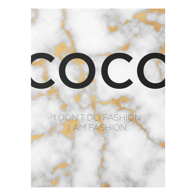 Obrazy nowoczesne Coco - Nie zajmuję się modą