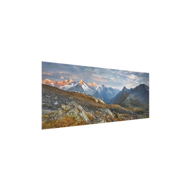 Obrazy na szkle góra Col de Fenêtre Szwajcaria