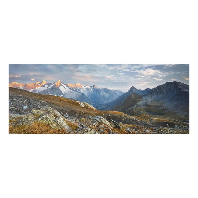 Obrazy na szkle krajobraz Col de Fenêtre Szwajcaria