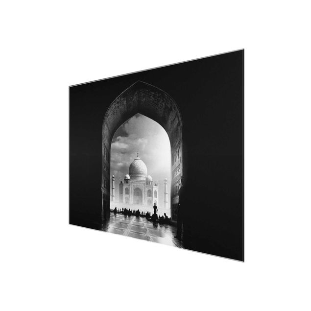 Czarno białe obrazy Brama do Tadż Mahal