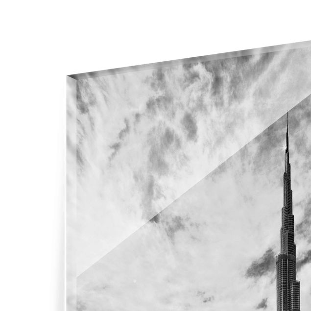 Czarno białe obrazki Dubaj Super Skyline