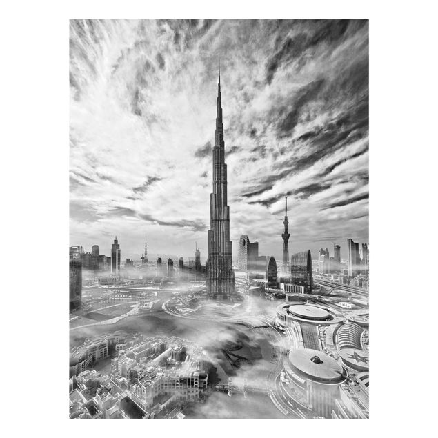 Obrazy do salonu nowoczesne Dubaj Super Skyline