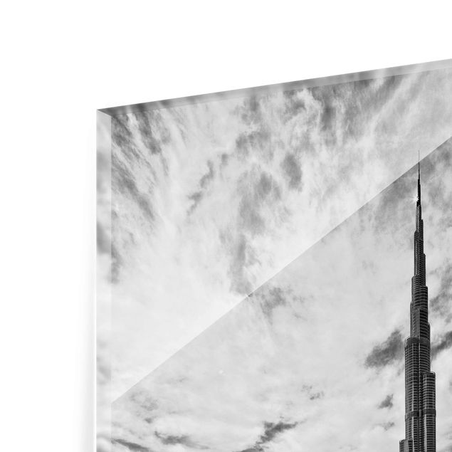 Czarno białe obrazki Dubaj Super Skyline