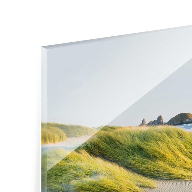 Obrazy morze Wydmy i trawy nad morzem