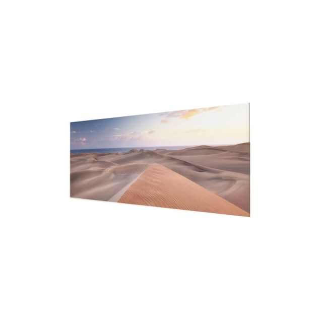 Obrazy na szkle wybrzeże Widok z wydmy
