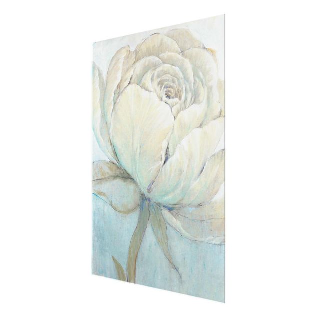 Obrazy motywy kwiatowe Pastelowa róża angielska