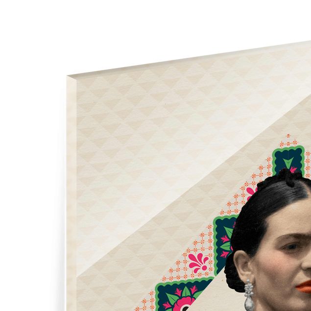 Obrazy z motywem kwiatowym Frida Kahlo - Kwiaty i geometria